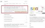 google search engine optimization