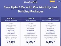 monthly seo packages